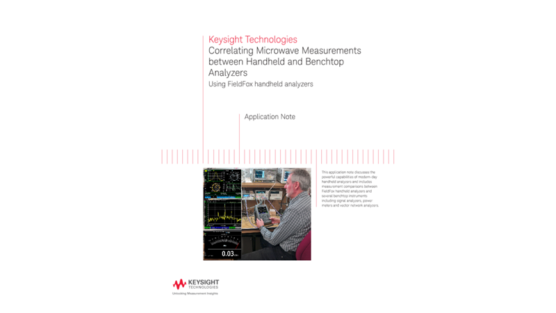 Correlating Microwave Measurements between Benchtop and Handheld Analyzers